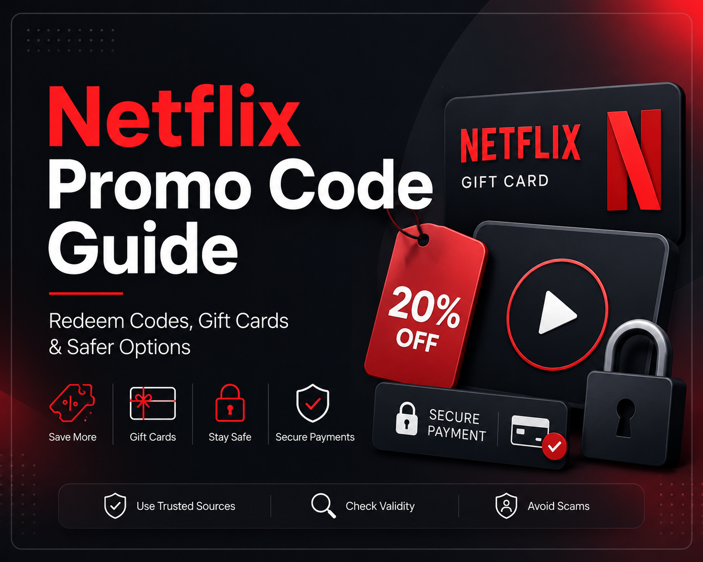 Netflix Promo Code Guide: Redeem Codes, Gift Cards, and Safer Options